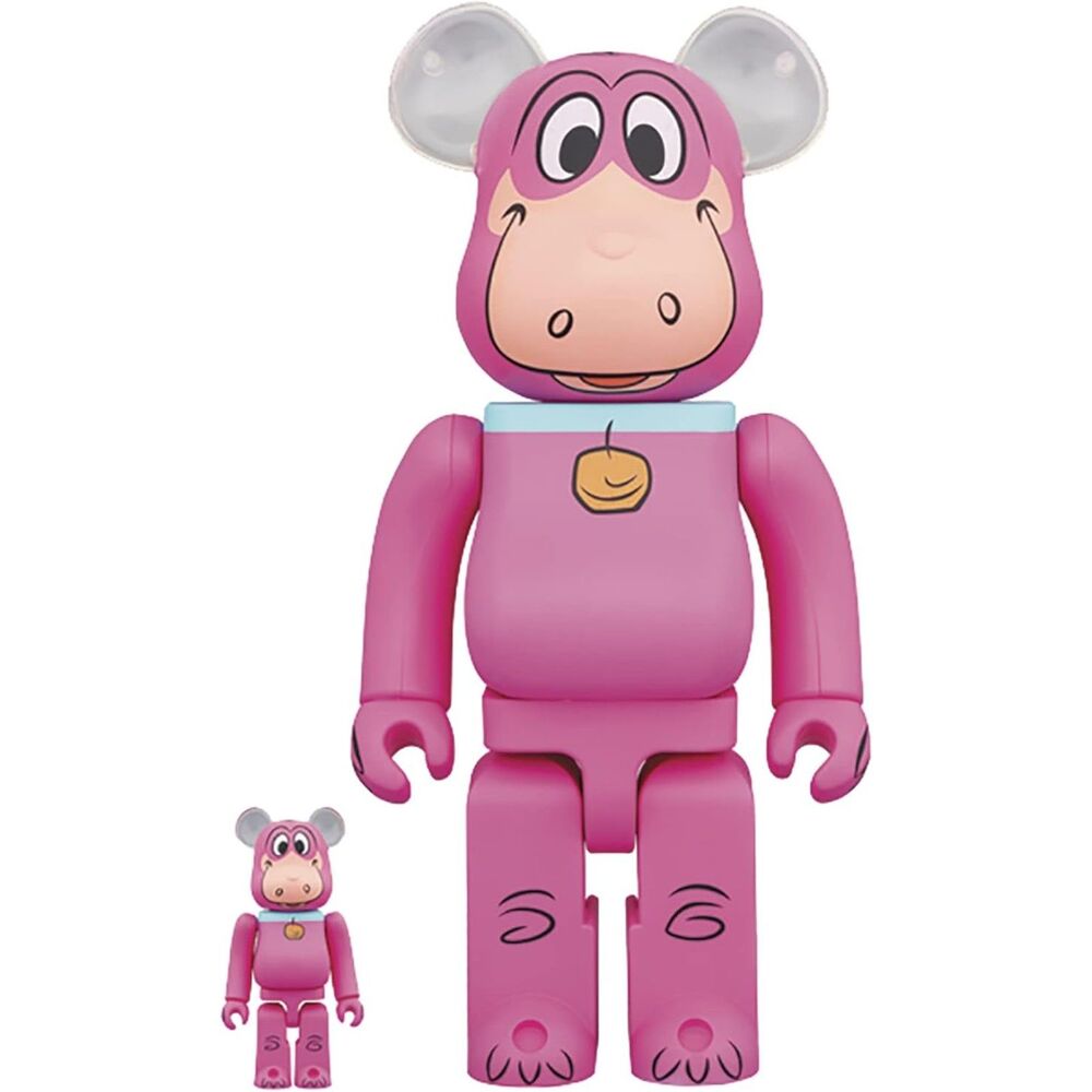 The Flintstones: Dino 100% and 400% Be@Rbrick Figure 2-Pack - NEW
